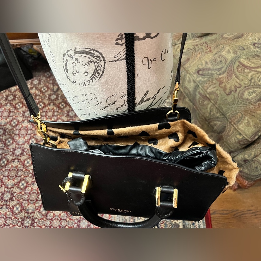*SOLD* BURBERRY Prorsum Dinton Heart Convertible Satchel ~ Unique - Picture 16 of 16